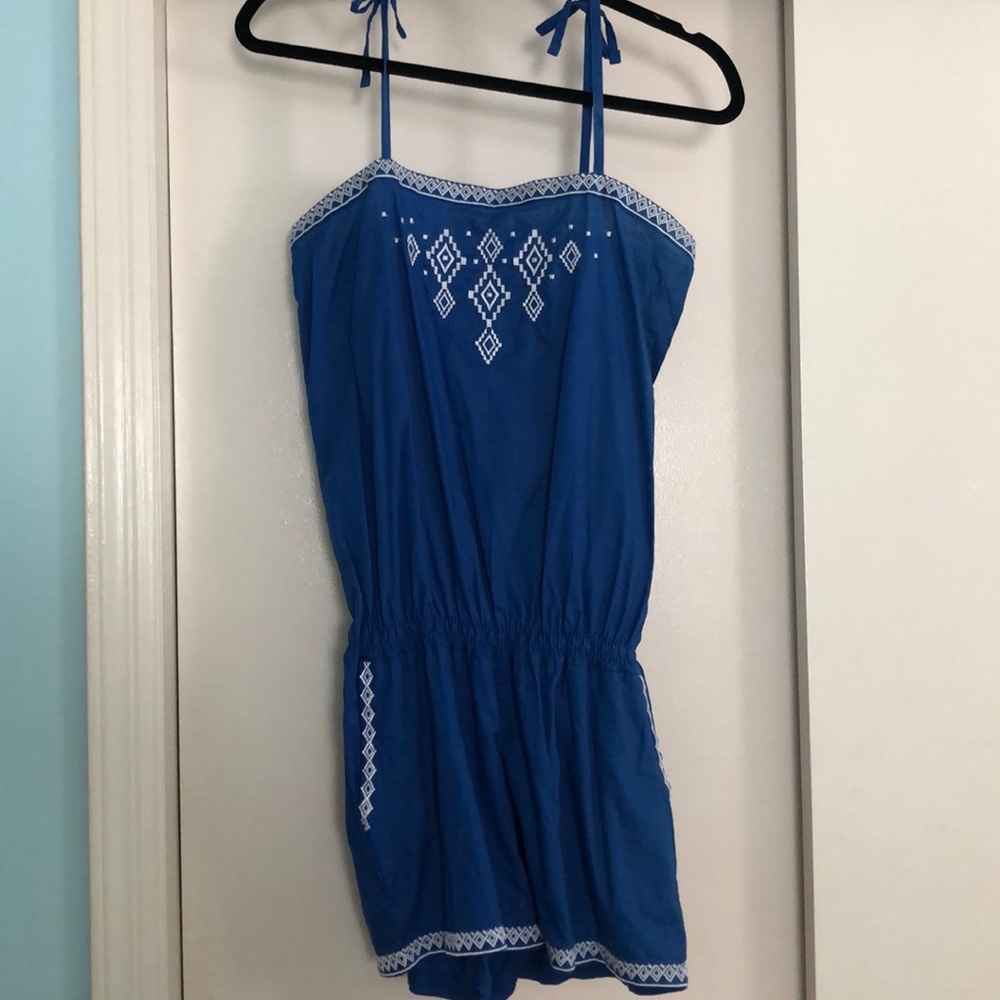 Royal blue romper